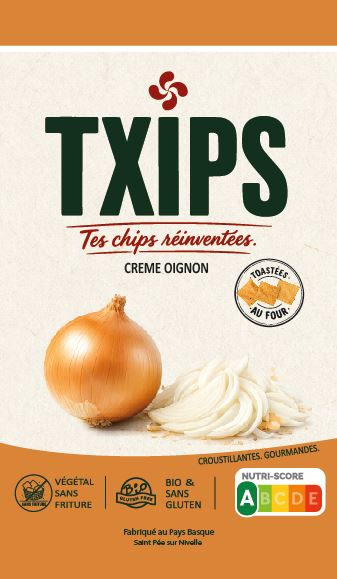 TXIPS bio Crème Oignons 90 grs