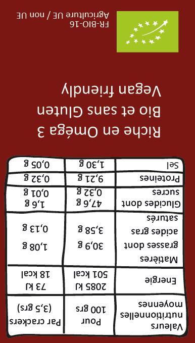 Crackers bio au Piment de Cayenne Spicy 100 grs