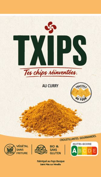 TXIPS bio au Curry Madras 90 grs